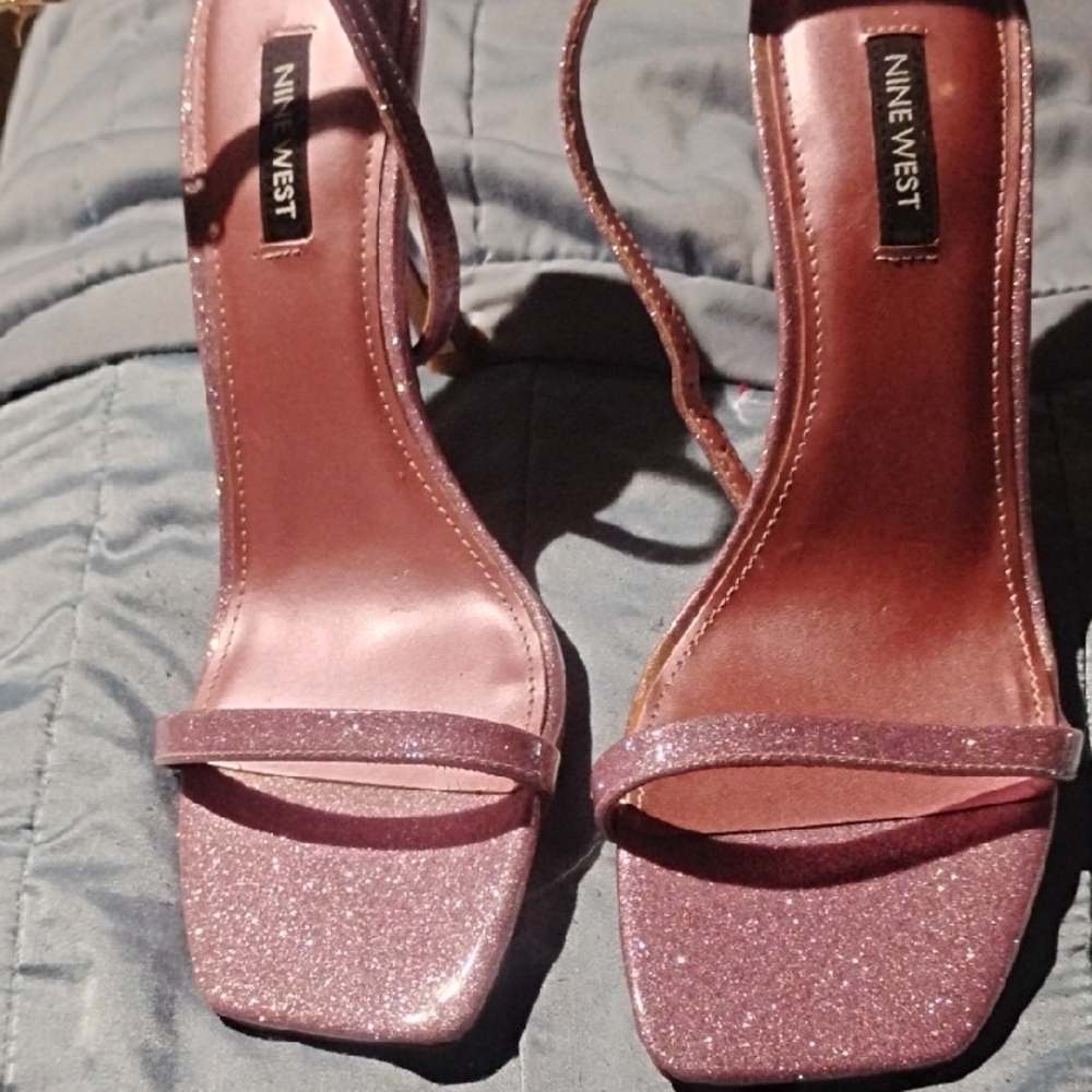 Nine West Sparkling Pink Heels